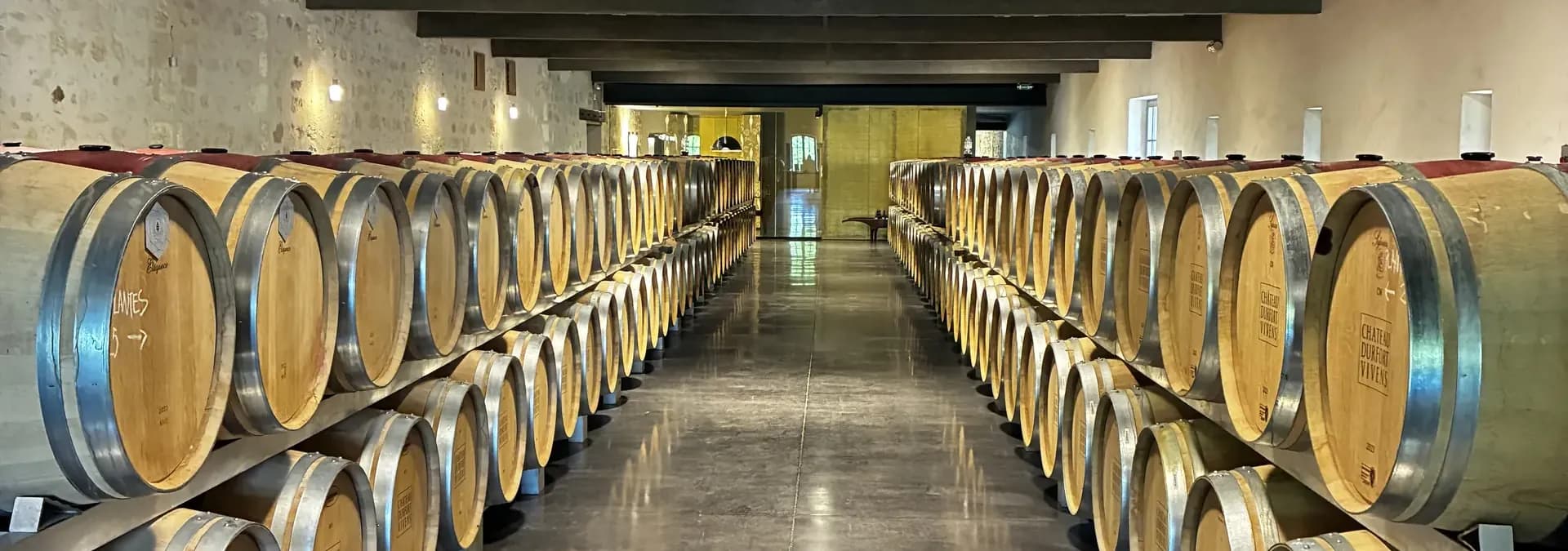 Barriquekeller von Château Durfort-Vivens — eigene Aufnahme