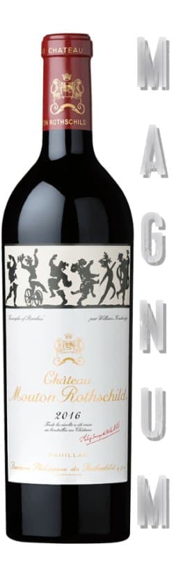 Chateau Mouton Rothschild 2016 Pauillac Magnum in 1er OHK