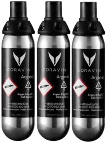 Coravin Patronen im 3er Set Argon Gas