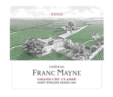 Chateau Franc Mayne 2022 Saint Emilion