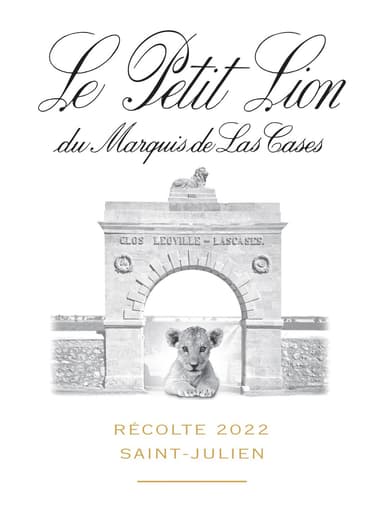 Le Petit Lion du Leoville Las Cases 2022 Saint Julien