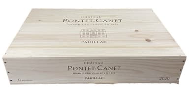 Chateau Pontet Canet 2020 in 6er Holzkiste