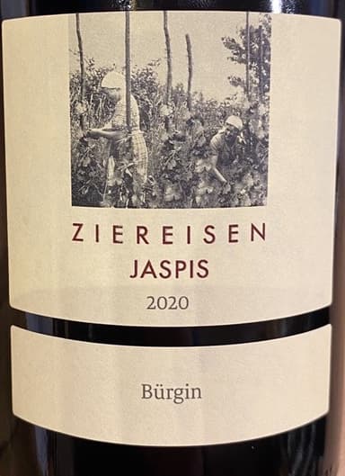Ziereisen Jaspis 2020 Bürgin Spätburgunder