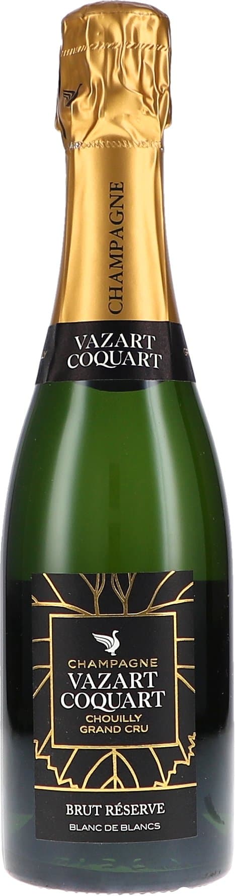 Vazart Coquart & fils Champagne Brut Réserve Blanc de Blancs Chouilly Grand Cru Halbe Flasche 0,375L