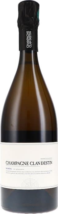 Champagne Clandestin Boreal 2022 Brut Nature Pinot Noir