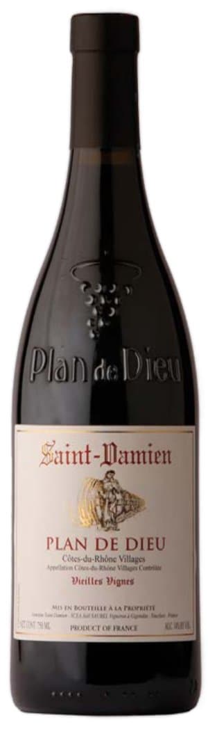 Domaine Saint Damien 2024 Plan de Dieu Vieilles Vignes Cotes du Rhone Villages AOC