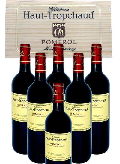 Chateau Haut Tropchaud 2022 Pomerol 6er Holzkiste