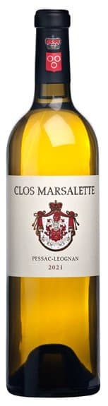 Chateau Clos Marsalette blanc 2025 Pessac Leognan